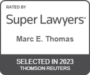 Rated By Super Lawyers | Mark E. Thomas | Selected In 2023 badge